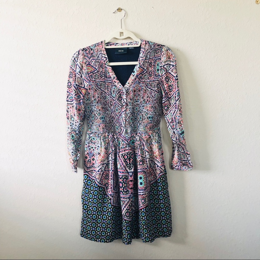 Anthropologie Maeve  patterned dress, XSP
